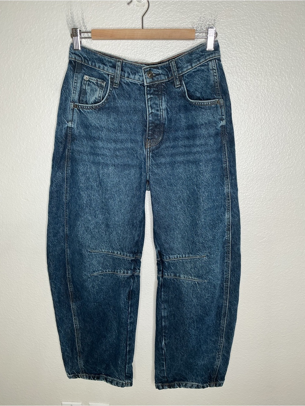 Free People - We the Free Good Luck Mid Rise Barrel Jeans 24